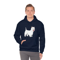 West Highland White Terrier Unisex Heavy Blend™ Hooded Sweatshirt, S - 5XL, Cotton/Polyester, FREE Shipping, Made in USA!!