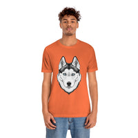 Siberian Husky Unisex Jersey Short Sleeve Tee, 12 Colors, XS-4XL, Light Fabric, FREE Shipping, Made in USA!!