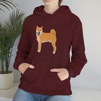 Shiba Inu Unisex Heavy Blend™ Hooded Sweatshirt, S -5XL, 12 Colors, Cotton/Polyester, Medium Heavy Fabric, FREE Shipping, Made in USA!!