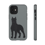 Cane Corso Tough Cell Phone Cases, Two Layers for Protection, Impact Resistant, Made in the USA!!