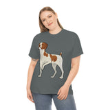 Brittany Unisex Heavy Cotton Tee, Men's, Women's, 17 Colors, S-2XL, Made in the USA!!  FREE Shipping!!