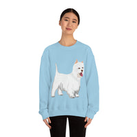 West Highland White Terrier Unisex Heavy Blend™ Crewneck Sweatshirt, S - 5XL, Cotton/Polyester, FREE Shipping, Made in USA!!