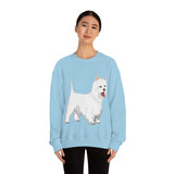 West Highland White Terrier Unisex Heavy Blend™ Crewneck Sweatshirt, S - 5XL, Cotton/Polyester, FREE Shipping, Made in USA!!