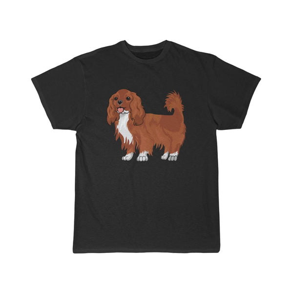 Ruby Cavalier King Charles Spaniel Men's Short Sleeve Tee, S - 5XL, 11 Colors, 100% Cotton, FREE Shipping, Made in the USA!!