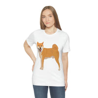 Shiba Inu Unisex Jersey Short Sleeve Tee, S - 3XL, 16 Colors, 100% Cotton, Light Fabric, FREE Shipping, Made in USA!!