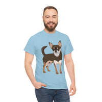 Chihuahua Unisex Heavy Cotton Tee, S - 5XL, 12 Colors, 100% Cotton, Made in the Usa, Free Shipping!!