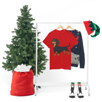 Dachshund Unisex Heavy Cotton Tee, S - 5XL, 12 Colors, Light Fabric, FREE Shipping, Made in USA!!