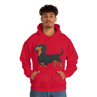 Dachshund Unisex Heavy Blend™ Hooded Sweatshirt, S - 5XL, 13 Colors, Cotton/Polyester, FREE Shipping, Made in USA!!