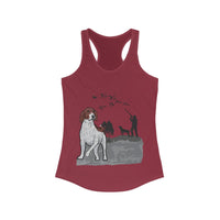 German Shorthaired Pointer Women's Ideal Racerback Tank