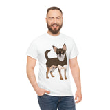 Chihuahua Unisex Heavy Cotton Tee, S - 5XL, 12 Colors, 100% Cotton, Made in the Usa, Free Shipping!!