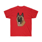 Belgian Malinois Unisex Ultra Cotton Tee, Short Sleeve, T Shirt, Men, Women, Made in USA!!