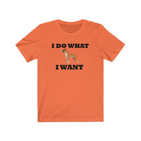 I Do What I Want Boxer Unisex Jersey Short Sleeve Tee