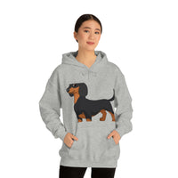 Dachshund Unisex Heavy Blend™ Hooded Sweatshirt, S - 5XL, 13 Colors, Cotton/Polyester, FREE Shipping, Made in USA!!