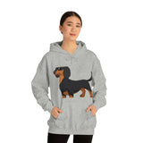 Dachshund Unisex Heavy Blend™ Hooded Sweatshirt, S - 5XL, 13 Colors, Cotton/Polyester, FREE Shipping, Made in USA!!