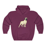 Mastiff Unisex Heavy Blend™ Hooded Sweatshirt, 50-50 Cotton, Polyester, S-5XL, Made in the USA!!