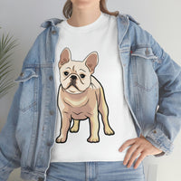 French Bulldog Unisex Heavy Cotton Tee, S - 5XL, 12 Colors, Light Fabric, FREE Shipping, Made in USA!!