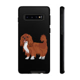 Ruby Cavalier King Charles Spaniel Tough Cases, Matte/Glossy, Outer Shell, 2 Layer Case For Protection, Over 30 Cases!!