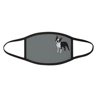 Boston Terrier Mixed-Fabric Face Mask
