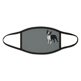 Boston Terrier Mixed-Fabric Face Mask
