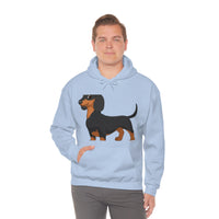 Dachshund Unisex Heavy Blend™ Hooded Sweatshirt, S - 5XL, 13 Colors, Cotton/Polyester, FREE Shipping, Made in USA!!