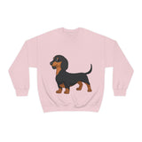 Dachshund Unisex Heavy Blend™ Crewneck Sweatshirt, S - 2XL, 14 Colors, Cotton/Polyester, Medium Fabric, FREE Shipping, Made in USA!!