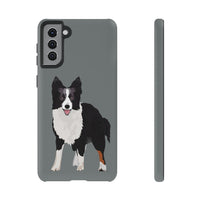 Border Collie Tough Cell Phone Cases, iPhone, Samsung, 2 Layer Case, Impact Resistant, Photographic Print Quality, FREE Shipping, Made in the USA!!