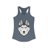 Siberian Husky Women's Ideal Racerback Tank