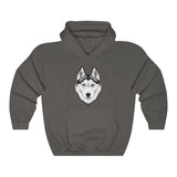 Siberian Husky Unisex Heavy Blend™ Hooded Sweatshirt, S - 5XL, 12 Colors, FREE Shipping, Made in USA!!