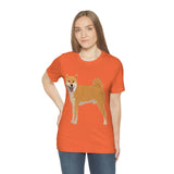 Shiba Inu Unisex Jersey Short Sleeve Tee, S - 3XL, 16 Colors, 100% Cotton, Light Fabric, FREE Shipping, Made in USA!!