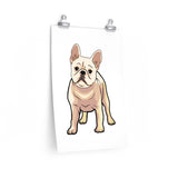 French Bulldog Premium Matte vertical posters