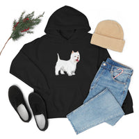 West Highland White Terrier Unisex Heavy Blend™ Hooded Sweatshirt, S - 5XL, Cotton/Polyester, FREE Shipping, Made in USA!!