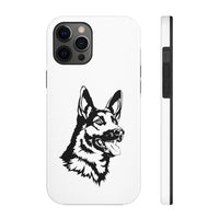German Shepherd Case Mate Tough Phone Cases, Over 30 Sizes, Impact Resistant, Rubber Liner, FREE Shipping, Made in USA!!