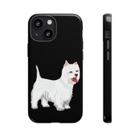 West Highland White Terrier Tough Cell Phone Cases, Impact Resistant, Matte or Glossy, FREE Shipping, Made in USA!!