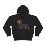 Dachshund Unisex Heavy Blend™ Hooded Sweatshirt, S - 5XL, 13 Colors, Cotton/Polyester, FREE Shipping, Made in USA!!