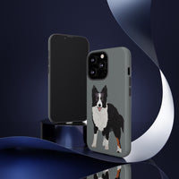 Border Collie Tough Cell Phone Cases, iPhone, Samsung, 2 Layer Case, Impact Resistant, Photographic Print Quality, FREE Shipping, Made in the USA!!