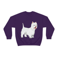 West Highland White Terrier Unisex Heavy Blend™ Crewneck Sweatshirt, S - 5XL, Cotton/Polyester, FREE Shipping, Made in USA!!