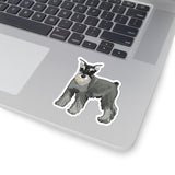 Miniature Schnauzer Kiss-Cut Stickers