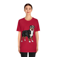 Australian Shepherd Unisex Jersey Short Sleeve Tee, XS-3XL, 14 Colors, Soft Cotton, Light Fabric, FREE Shipping, Made in USA!!