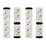 Mastiff Sublimation Socks, 95% Polyester, 3 Sizes, Cushioned Bottoms, Made in the USA!!