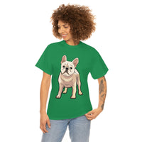 French Bulldog Unisex Heavy Cotton Tee, S - 5XL, 12 Colors, Light Fabric, FREE Shipping, Made in USA!!