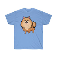 Pomeranian Unisex Ultra Cotton Tee, Made in USA
