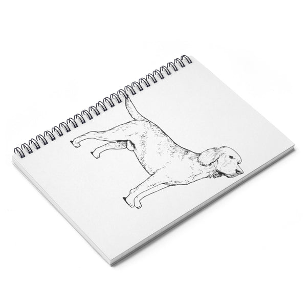 Labrador Retriever Spiral Notebook - Ruled Line