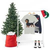 Dachshund Unisex Heavy Cotton Tee, S - 5XL, 12 Colors, Light Fabric, FREE Shipping, Made in USA!!