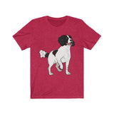 English Springer Spaniel Unisex Jersey Short Sleeve Tee, S - 3XL, 17 Colors, Light Fabric, Made in the USA!!