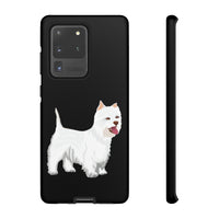 West Highland White Terrier Tough Cell Phone Cases, Impact Resistant, Matte or Glossy, FREE Shipping, Made in USA!!