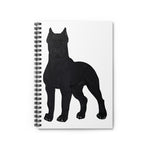 Cane Corso Spiral Notebook - Ruled Line, 118 Pages, Shopping Lists, School Notes, Poems, FREE Shipping, Made in USA!!