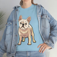 French Bulldog Unisex Heavy Cotton Tee, S - 5XL, 12 Colors, Light Fabric, FREE Shipping, Made in USA!!