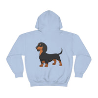 Dachshund Unisex Heavy Blend™ Hooded Sweatshirt, S - 5XL, 13 Colors, Cotton/Polyester, FREE Shipping, Made in USA!!