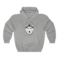 Siberian Husky Unisex Heavy Blend™ Hooded Sweatshirt, S - 5XL, 12 Colors, FREE Shipping, Made in USA!!