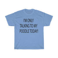 Poodle Unisex Heavy Cotton Tee